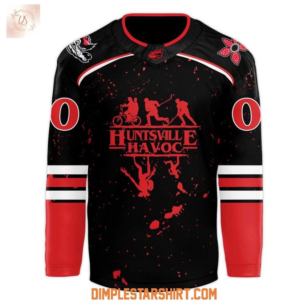 Huntsville Havoc X Stranger Things 2025 Jersey