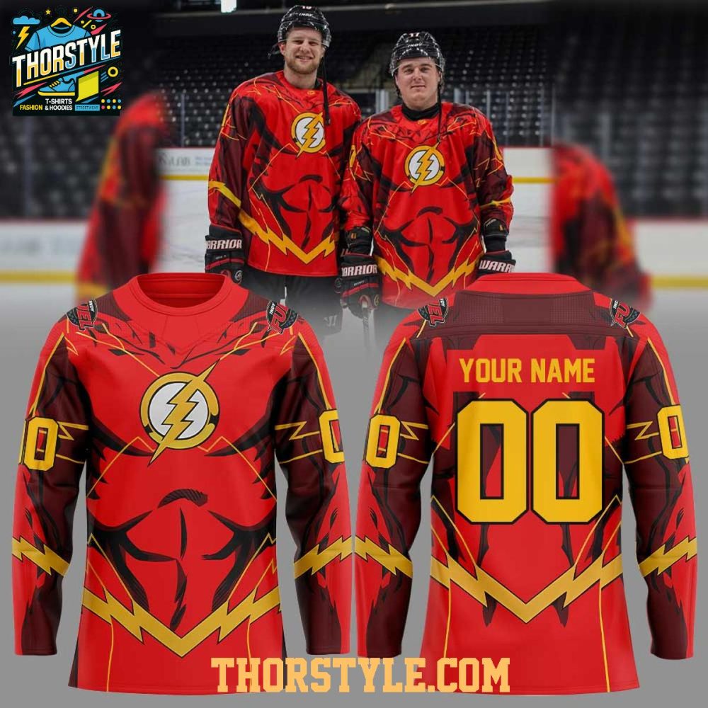 Indy Fuel Flash Dc Comics Night 2026 Super Hero Personalized Hockey Jersey
