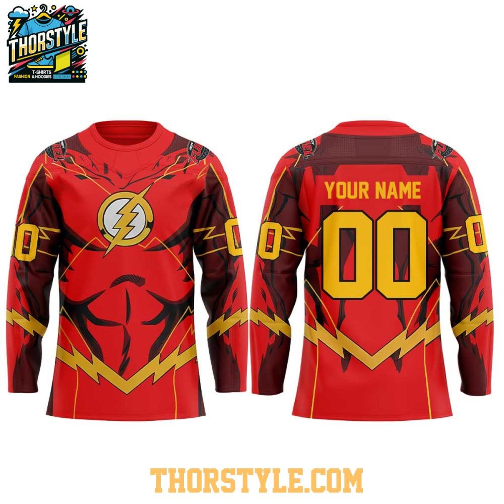 Indy Fuel Flash Dc Comics Night 2026 Super Hero Personalized Hockey Jersey