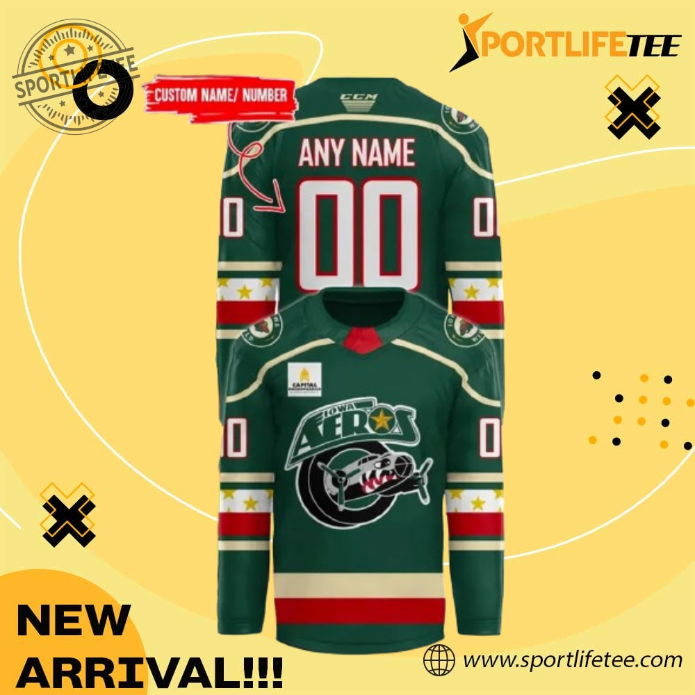 Iowa Aeros Veterans Appreciation Night 2025 Hockey Jersey