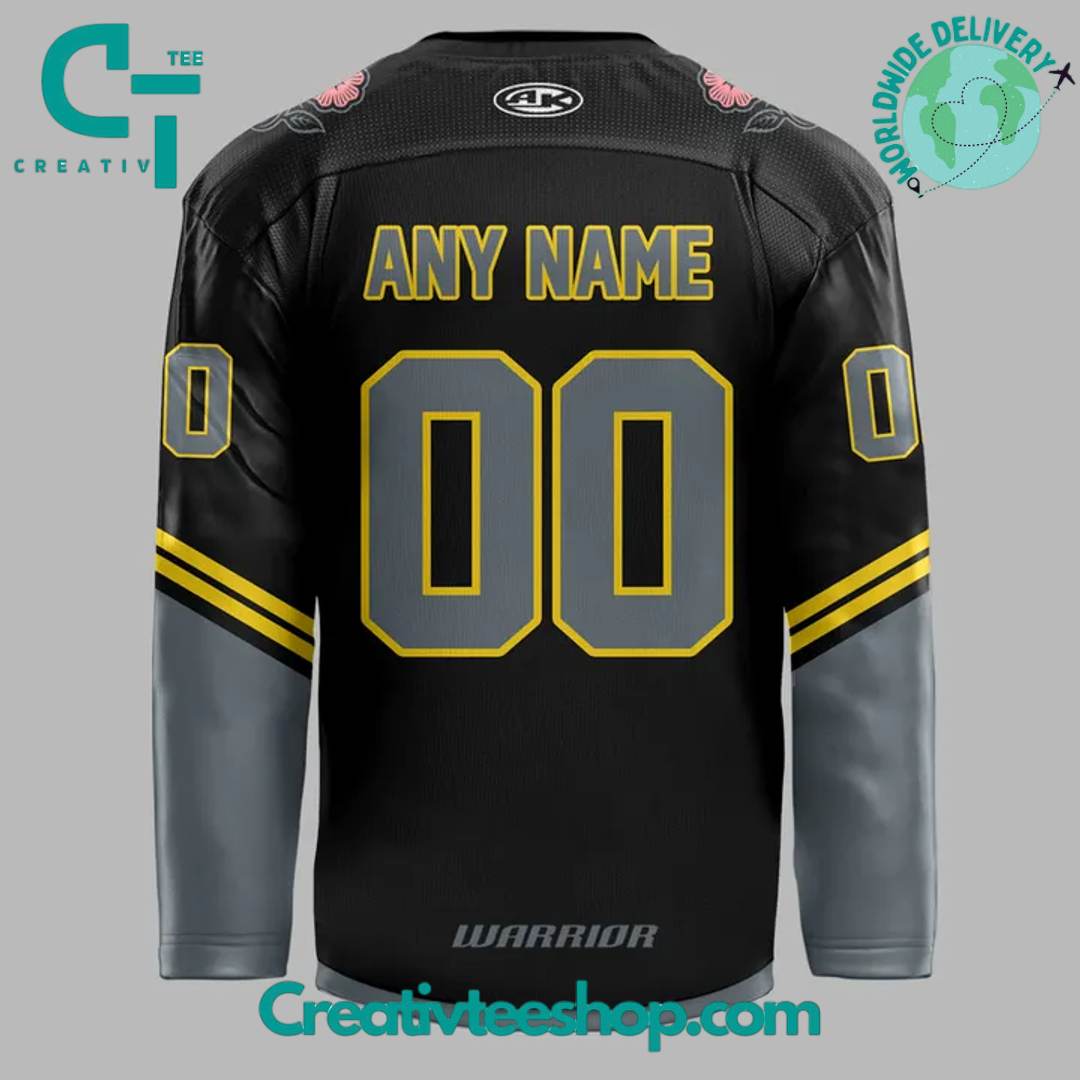 Iowa Heartlanders 2025 Kelly Cup Playoffs Special Black Hockey Jersey