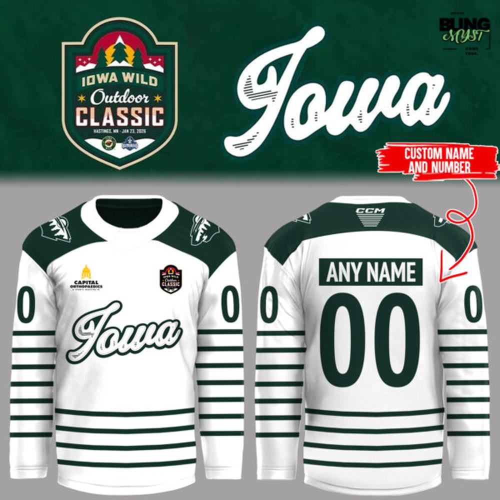Iowa Wild Outdoor Classic 2026 Hockey Jersey