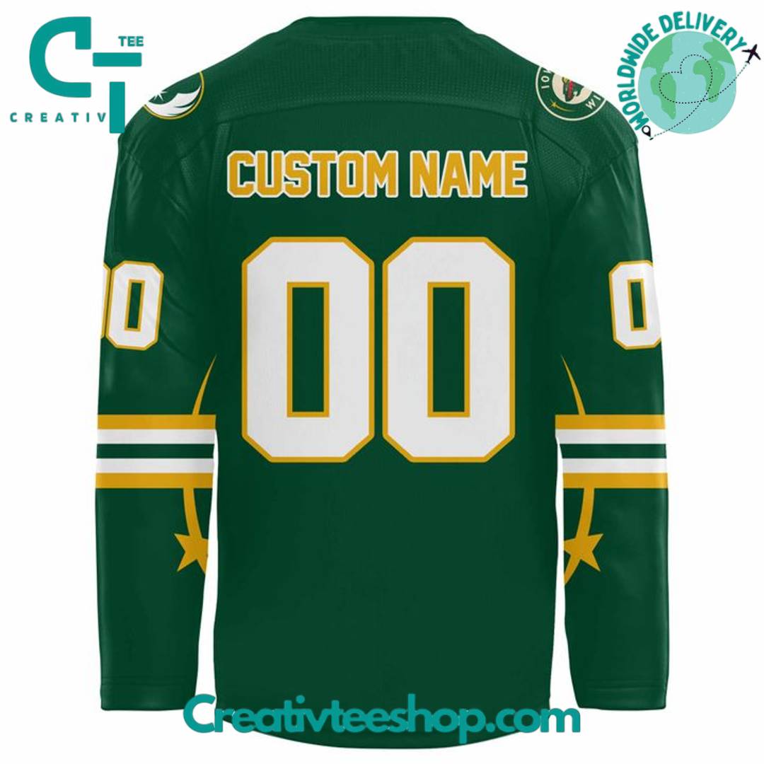 Iowa Wild X Chewbacca Star Wars Koho Pooh Bear Special Hockey Jersey