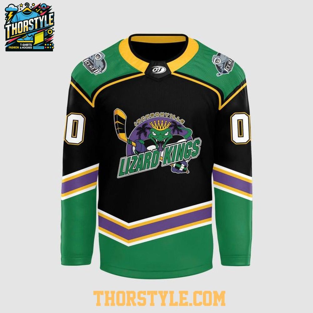 Jacksonville Icemen 2026 Lizard Kings Weekend Night Personalized Hockey Jersey