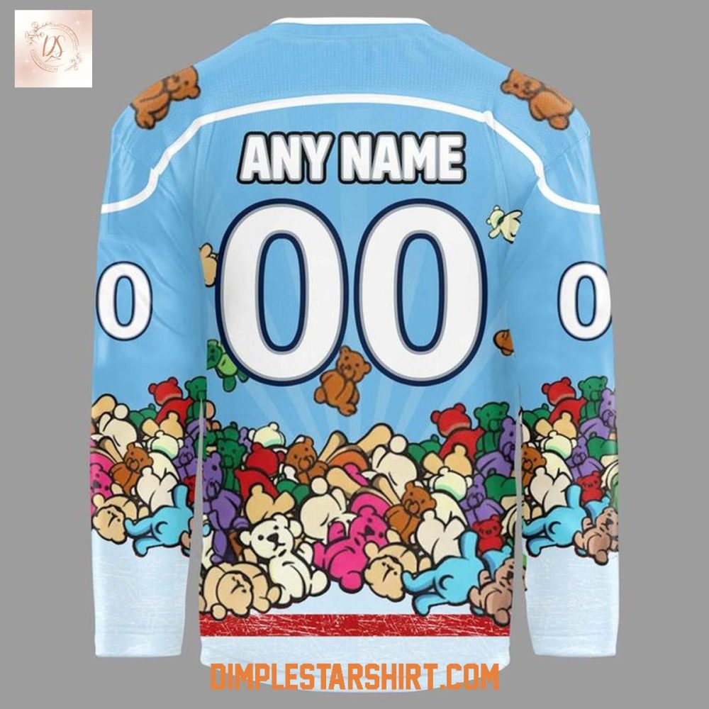 Jacksonville Icemen Our Teddy Bear Toss 2025 Hockey Jersey