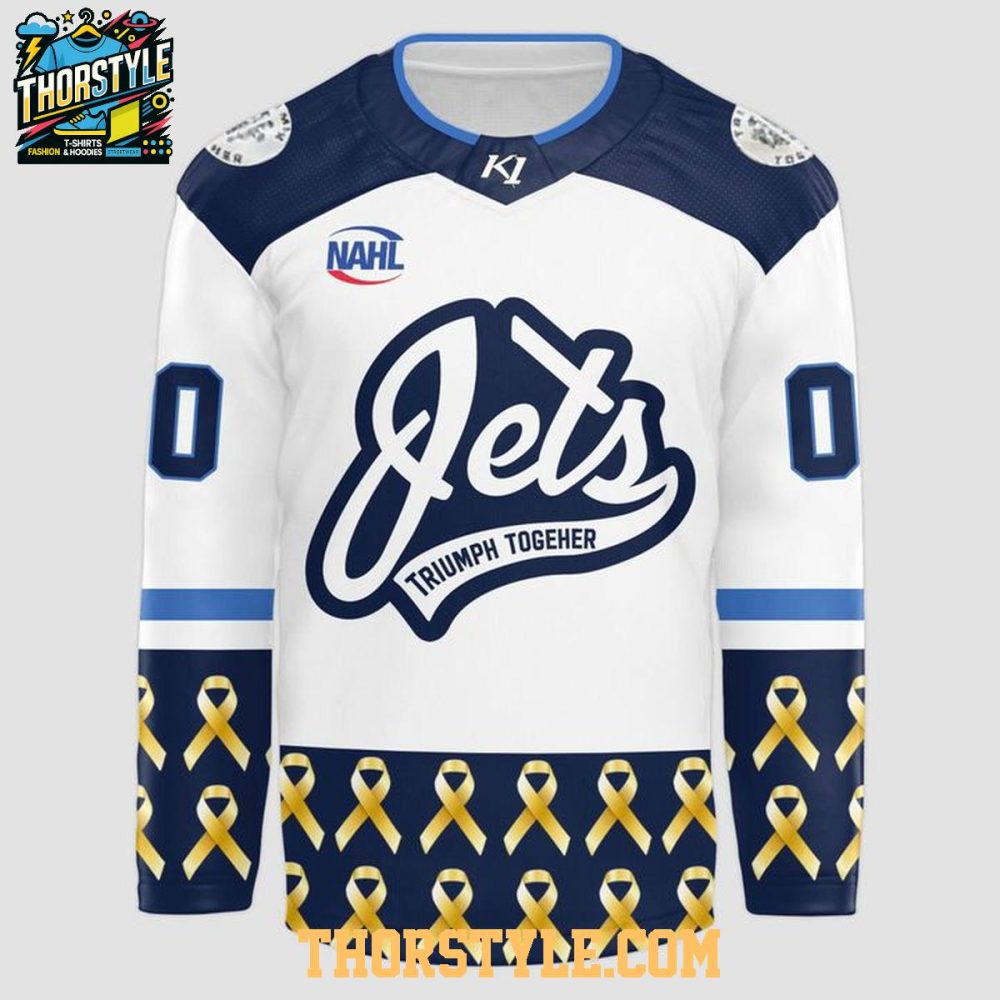 Janesville Jets Triumph Together 2025 Your Town Personalized Hockey Jersey