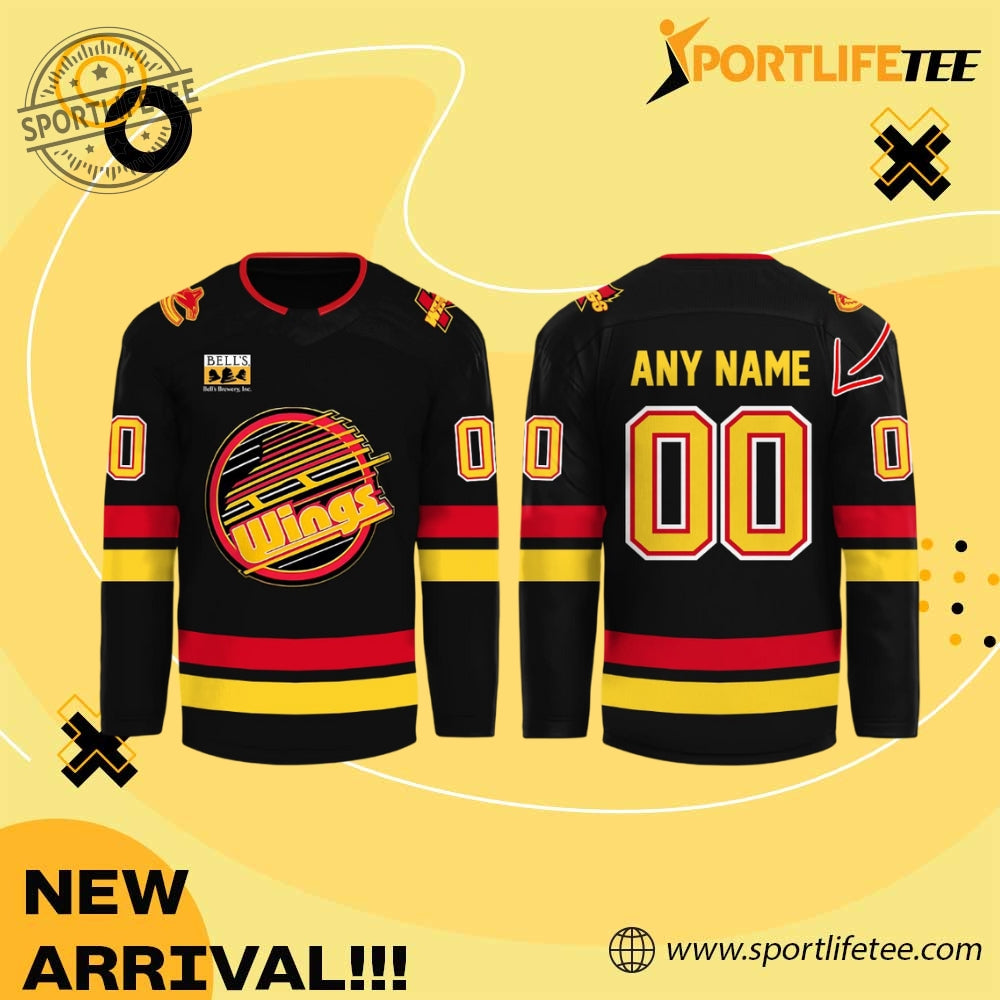 Kalamazoo Wings Canucks Night 2026 Hockey Jersey