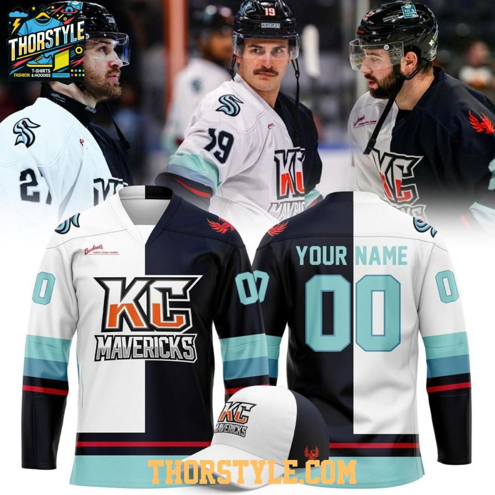 Kansas City Mavericks X Seattle Kraken 2026 Nigh Personalized Hockey Jersey