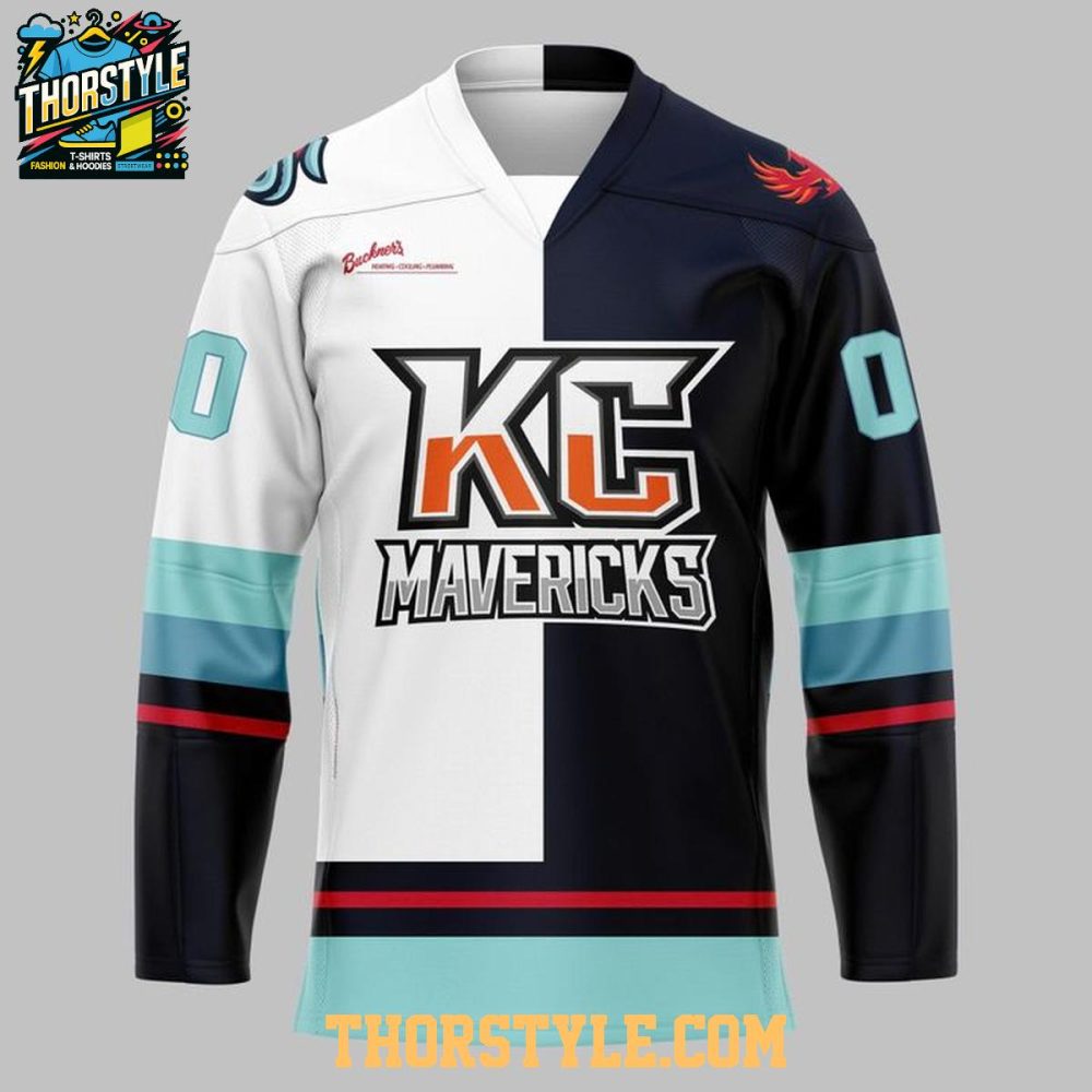 Kansas City Mavericks X Seattle Kraken 2026 Nigh Personalized Hockey Jersey