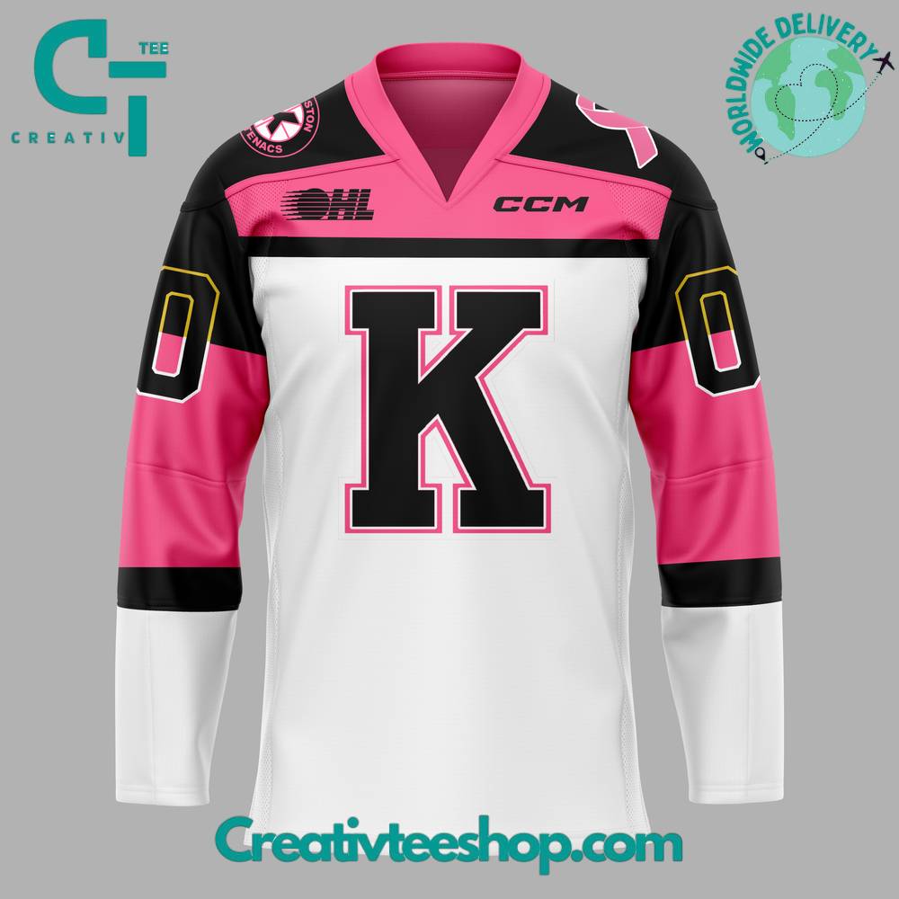 Kingston Frontenacs X Pink In The Rink Hockey Jersey