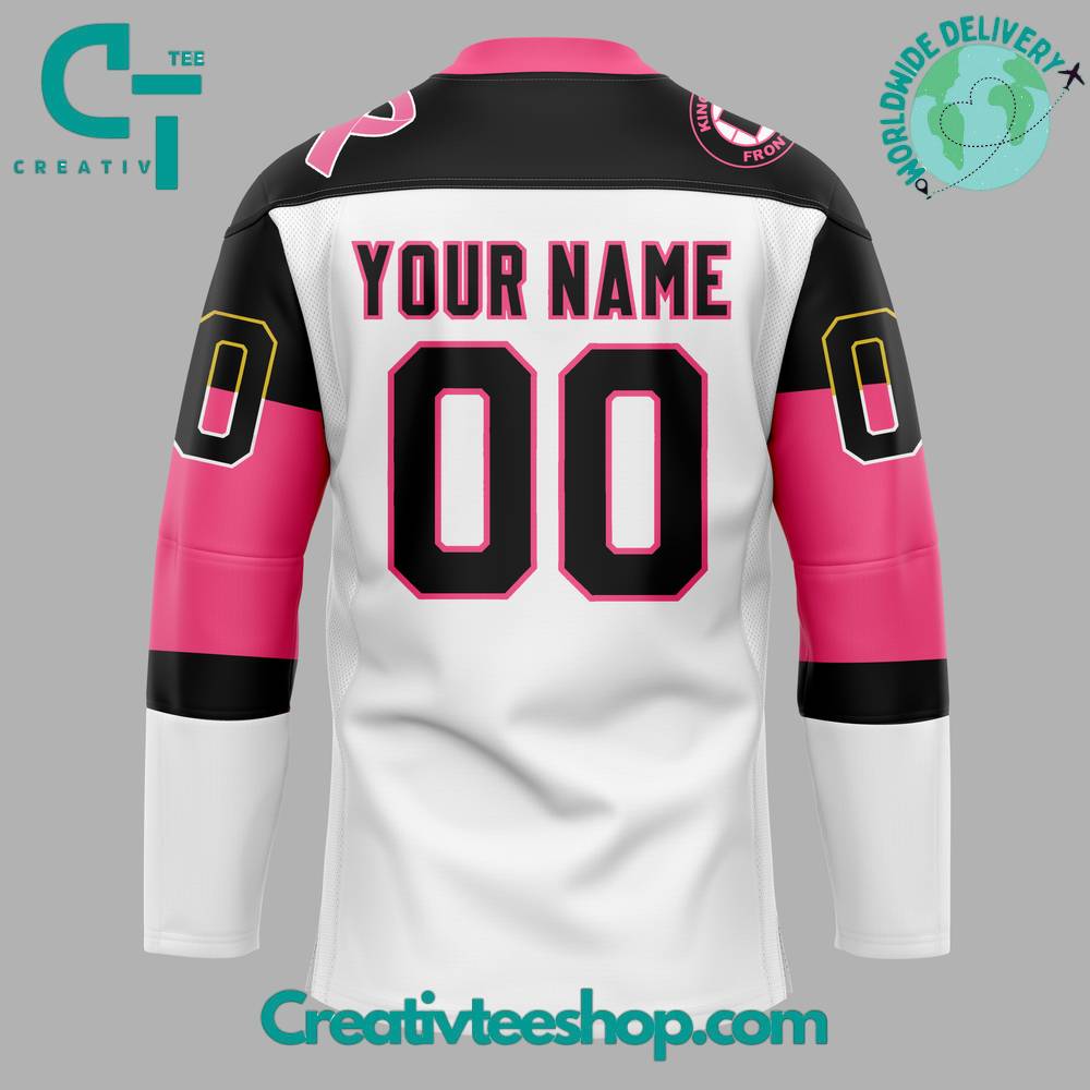 Kingston Frontenacs X Pink In The Rink Hockey Jersey