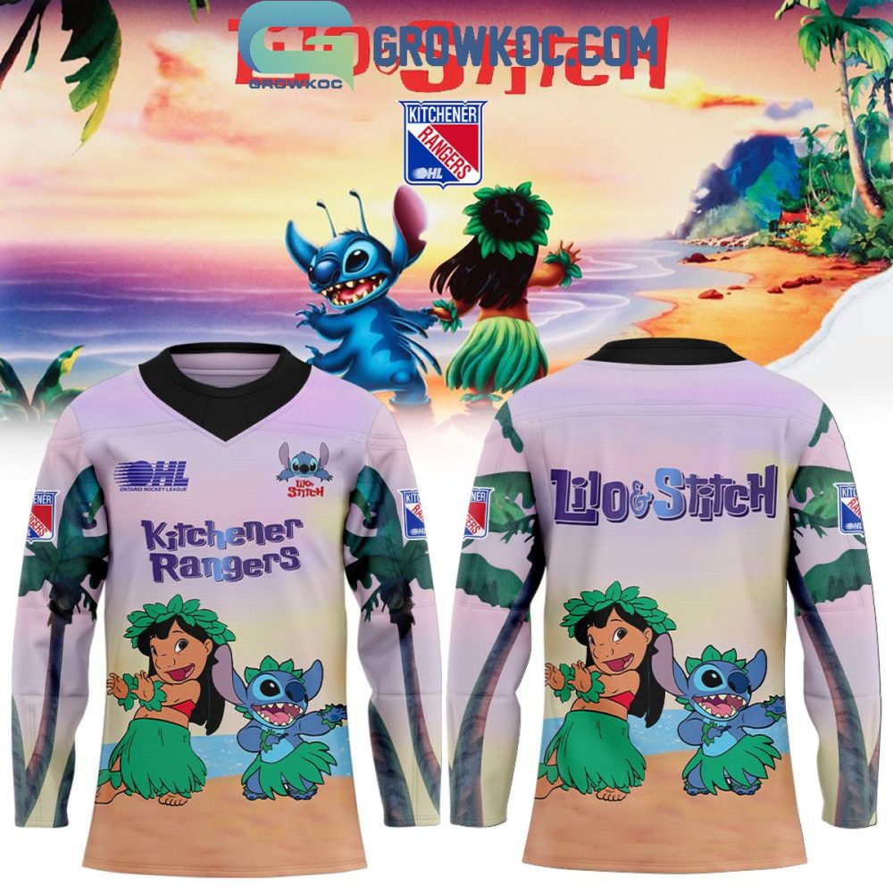 Kitchener Rangers Lilo &amp; Stitch 626 Hockey Jersey