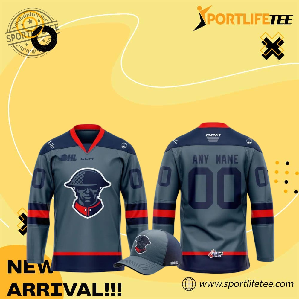 Kitchener Rangers New Season Warm Up Hockey Jersey
