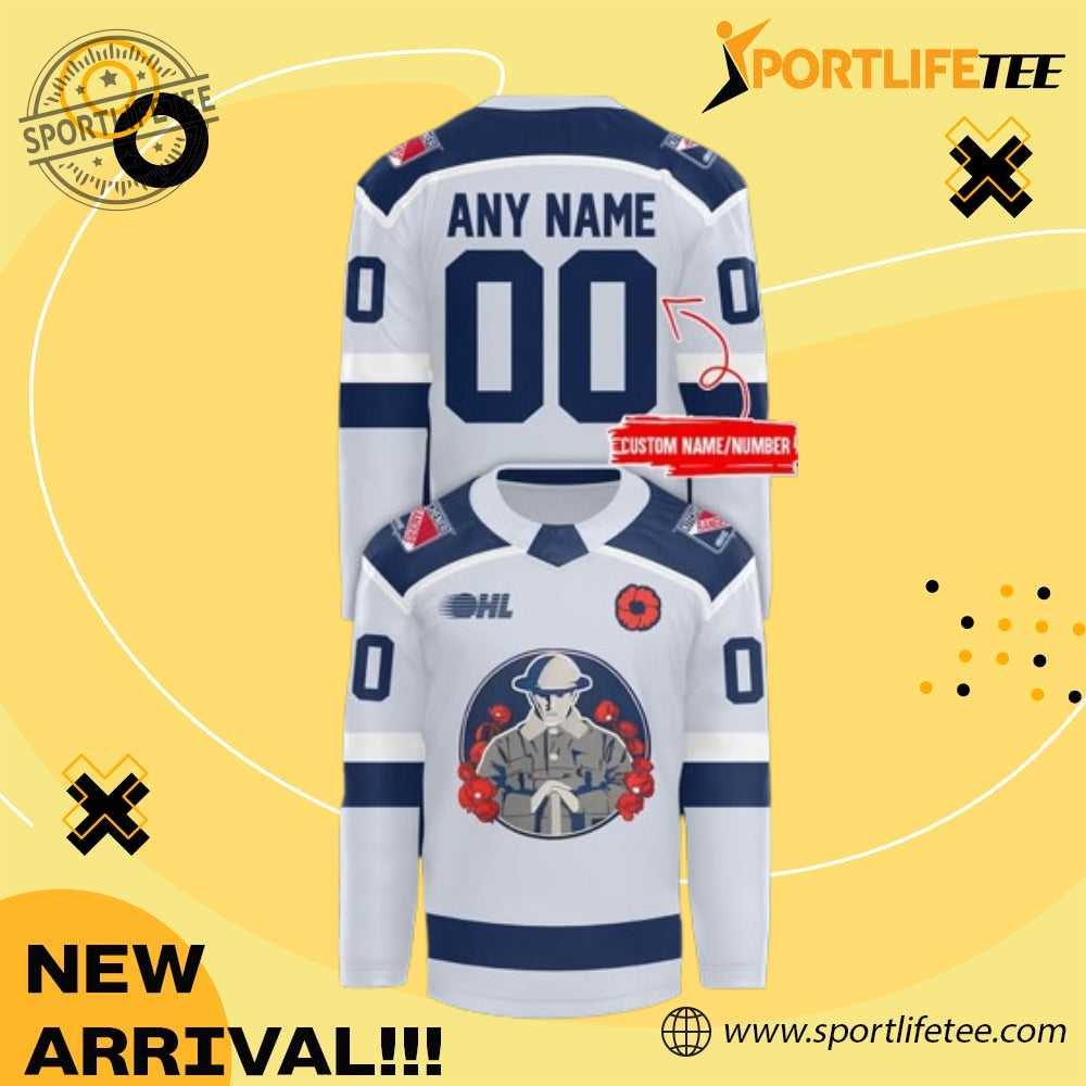 Kitchener Rangers Remembrance Day 2025 Hockey Jersey
