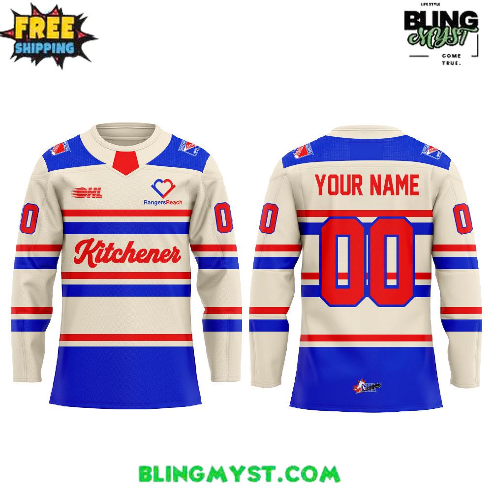 Kitchener Rangers Warmups R-Town Hockey Jersey