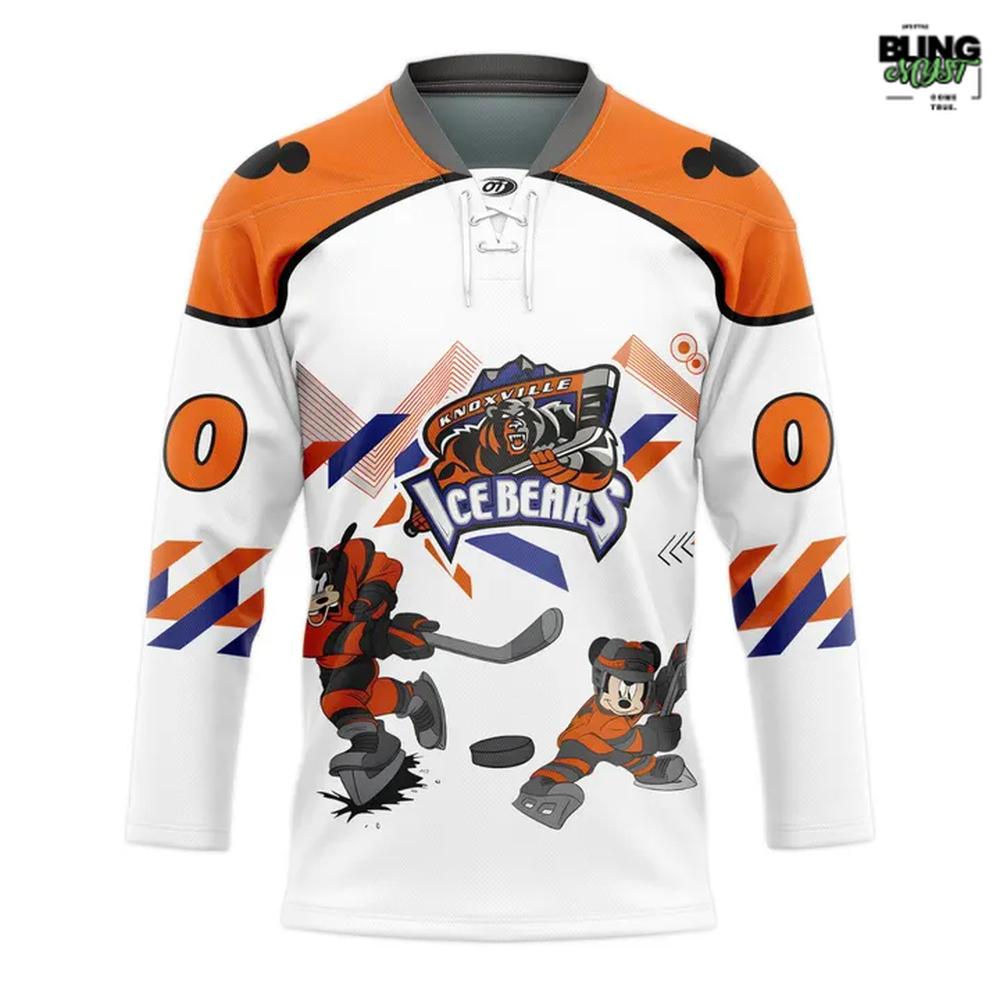 Knoxville Ice Bears Disney Night 2026 Special Edition Hockey Jersey