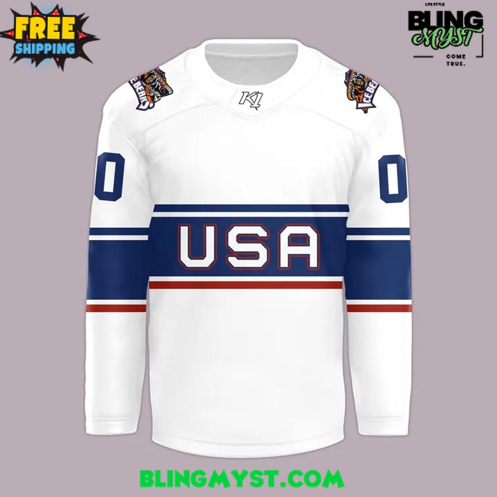 Knoxville Ice Bears Go For Gold Night 2026 Hockey Jersey
