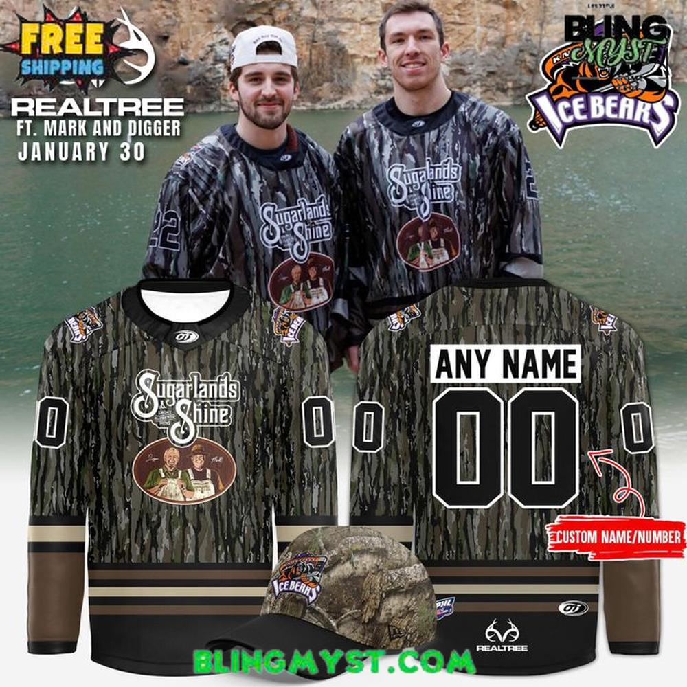 Knoxville Ice Bears Realtree 2026 Hockey Jersey