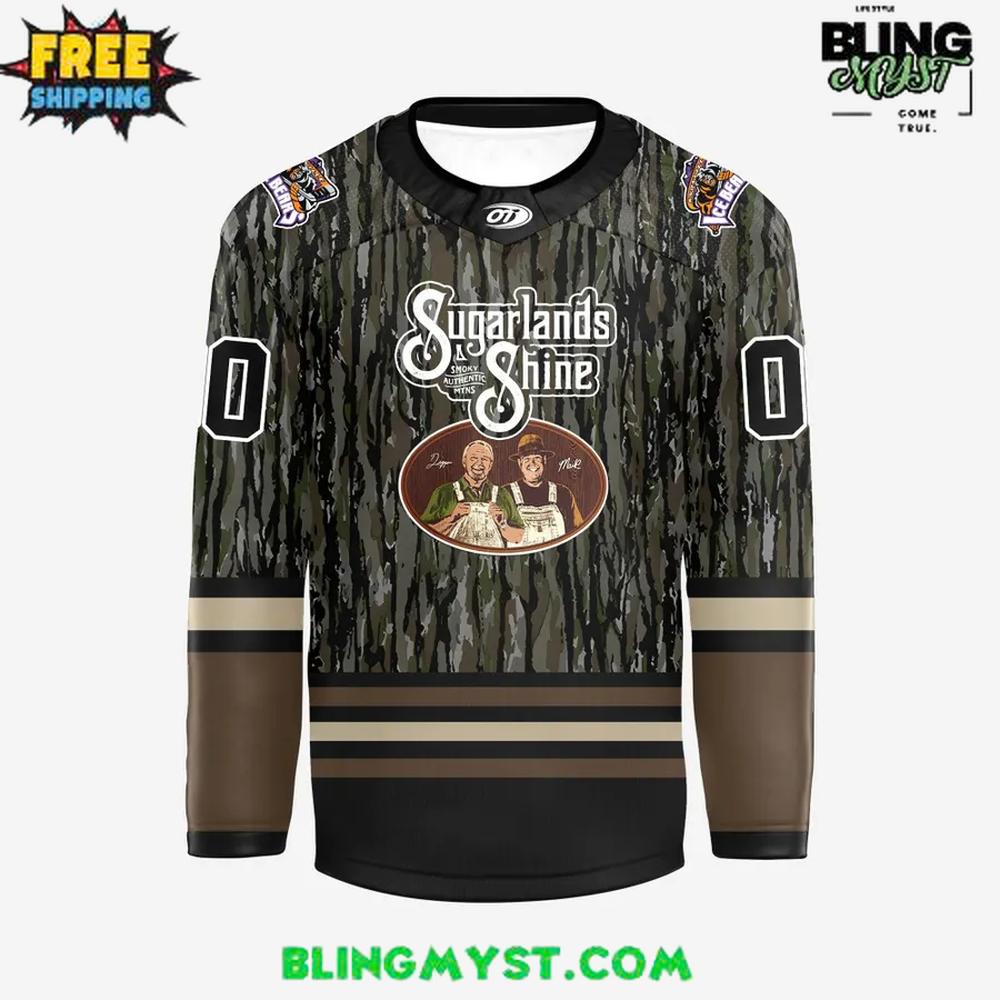 Knoxville Ice Bears X Sugarlands Shine Realtree Night Hockey Jersey