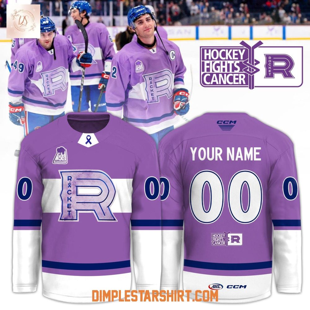 Laval Rocket X Hockey Fights Cancer 2025 Hockey Jersey