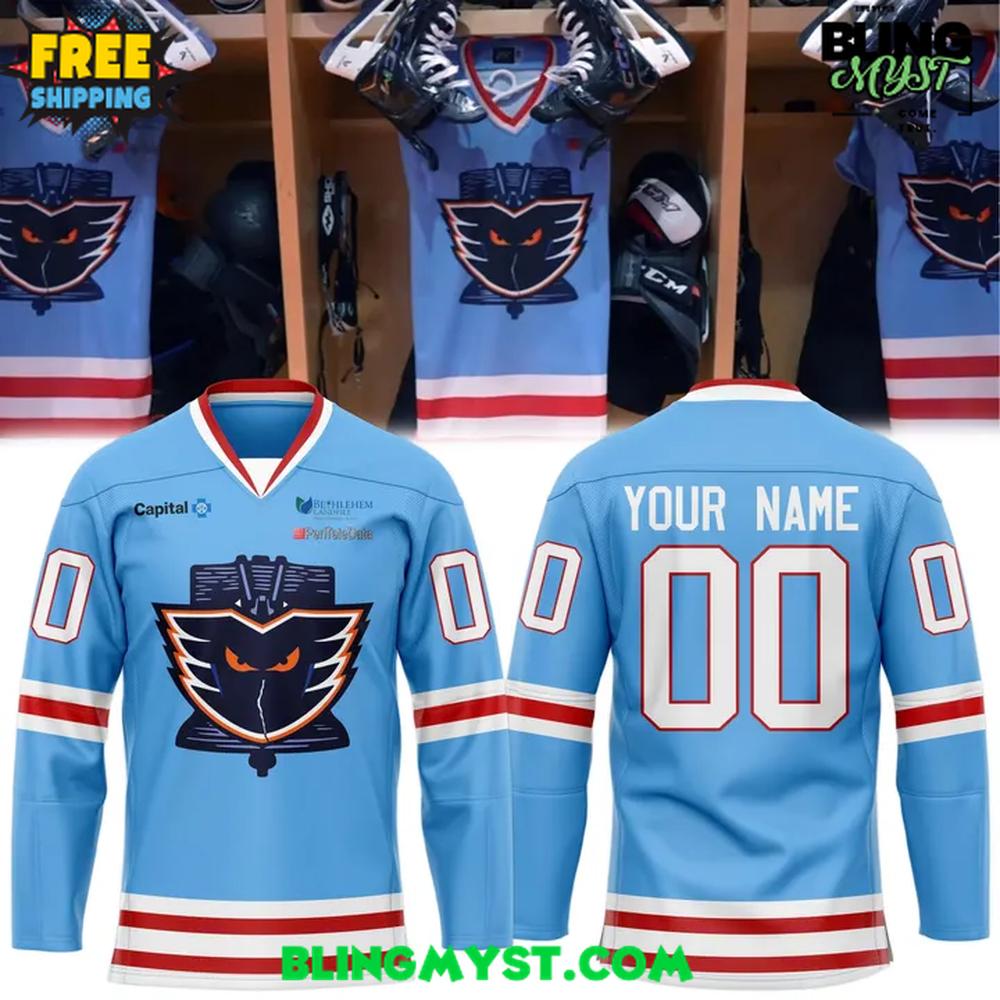 Lehigh Valley Phantoms Pa 250 Warm-Up Hockey Jersey