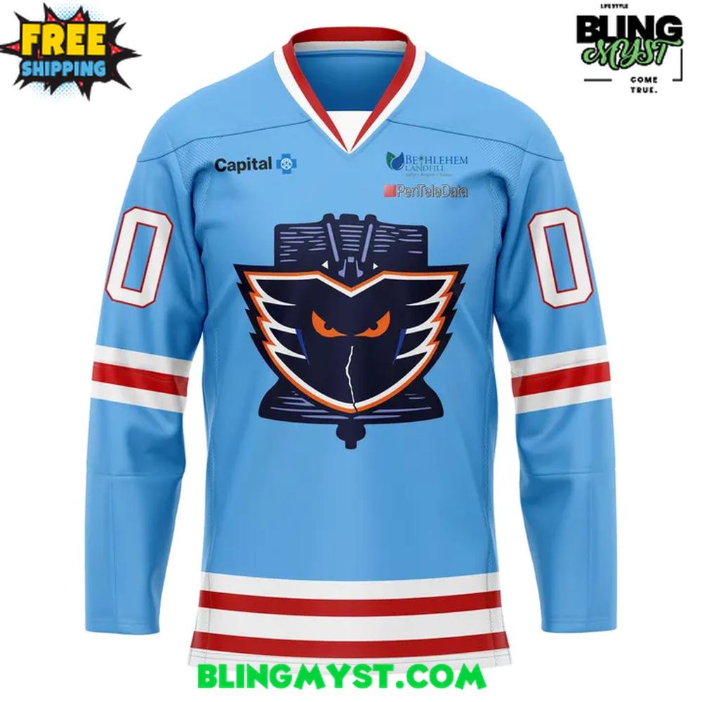Lehigh Valley Phantoms Pa 250 Warm-Up Hockey Jersey