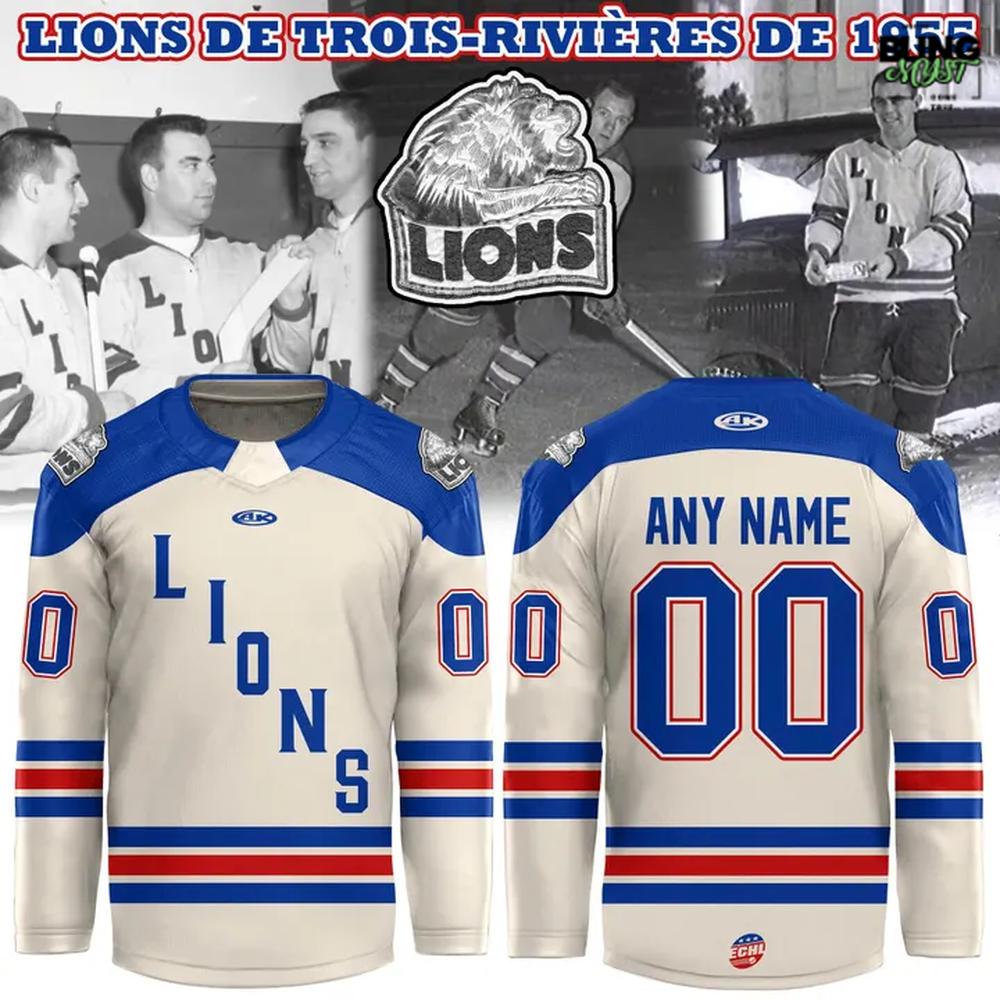 Lions De Trois-Rivieres Classic 1995 Hockey Jersey