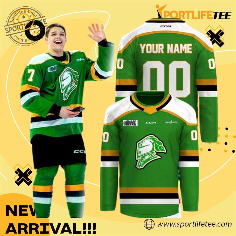 London Knights Special Edition Hockey Jersey Personalized Name