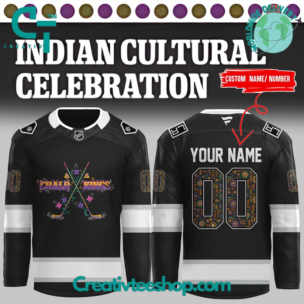 Los Angeles Kings 2024 Indian Cultural Celebration Hockey Jersey
