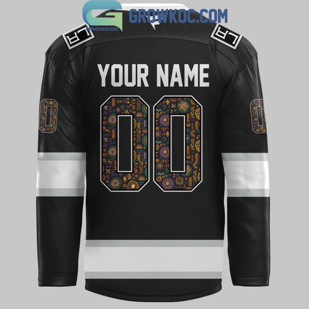 Los Angeles Kings Celebrating The Indian Cultural Personalized Hockey Jersey