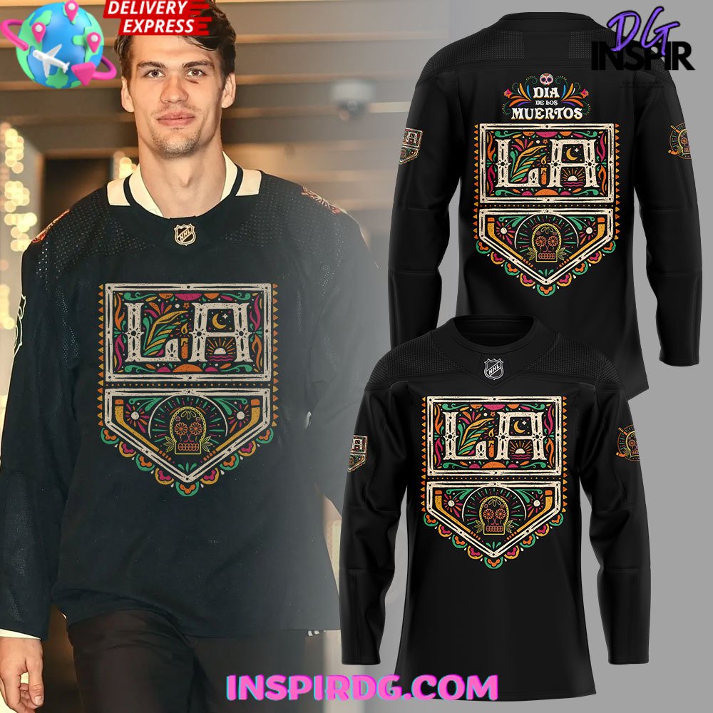 Los Angeles Kings Dia De Los Muertos Special Hockey Jersey