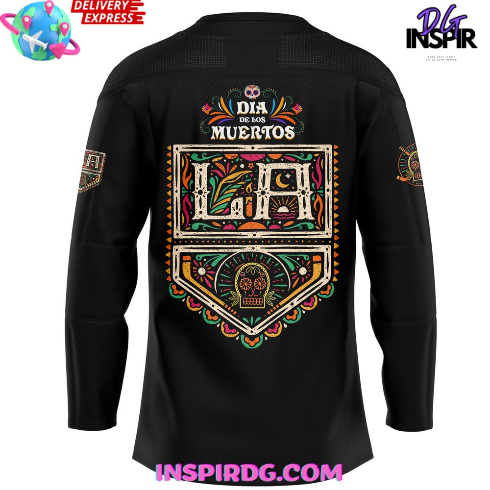Los Angeles Kings Dia De Los Muertos Special Hockey Jersey