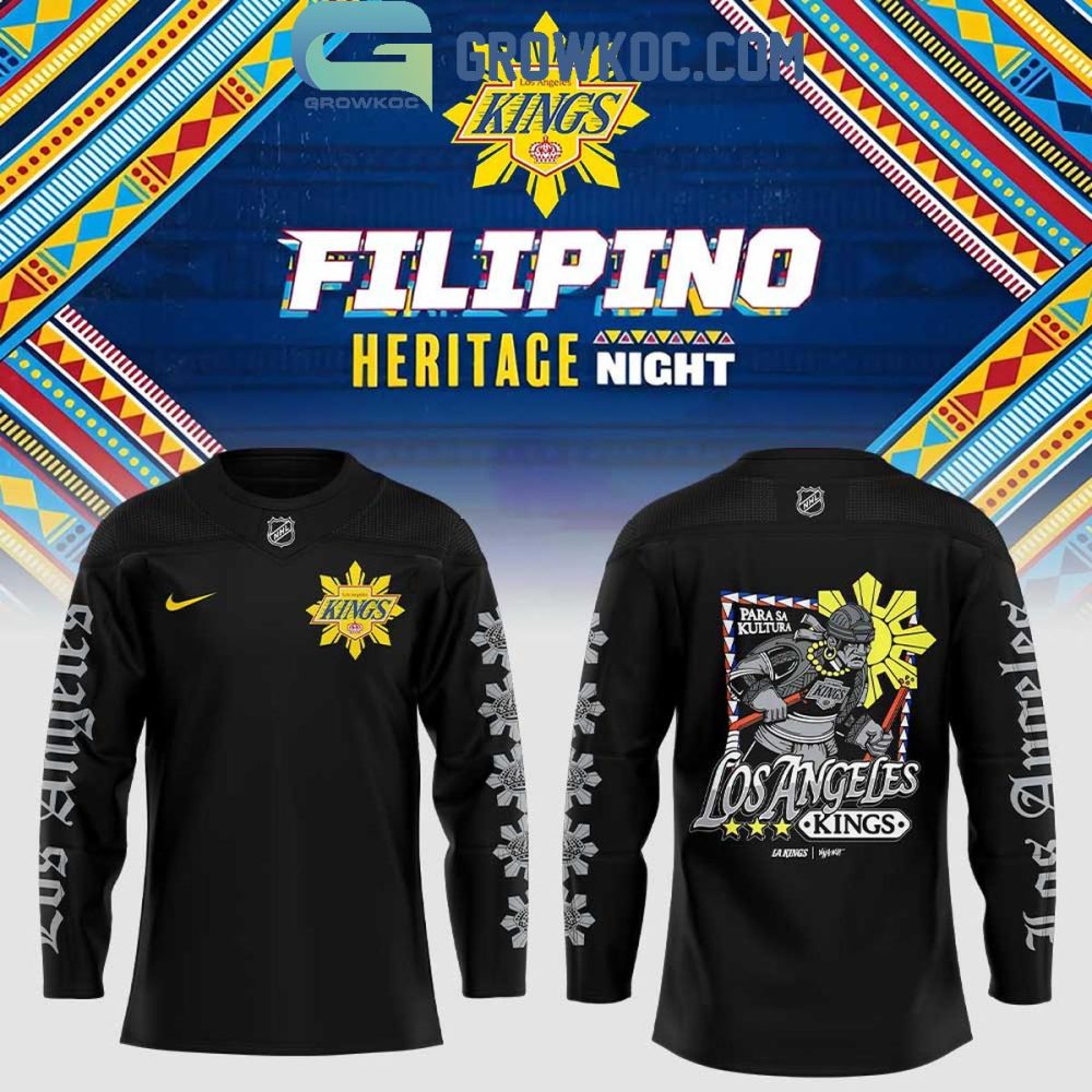 Los Angeles Kings Filipino Heritage Night Hockey Jersey
