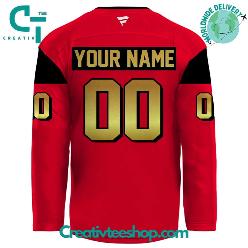 Los Angeles Kings First Responders Fire Department 2025 Special Red Hockey Jersey