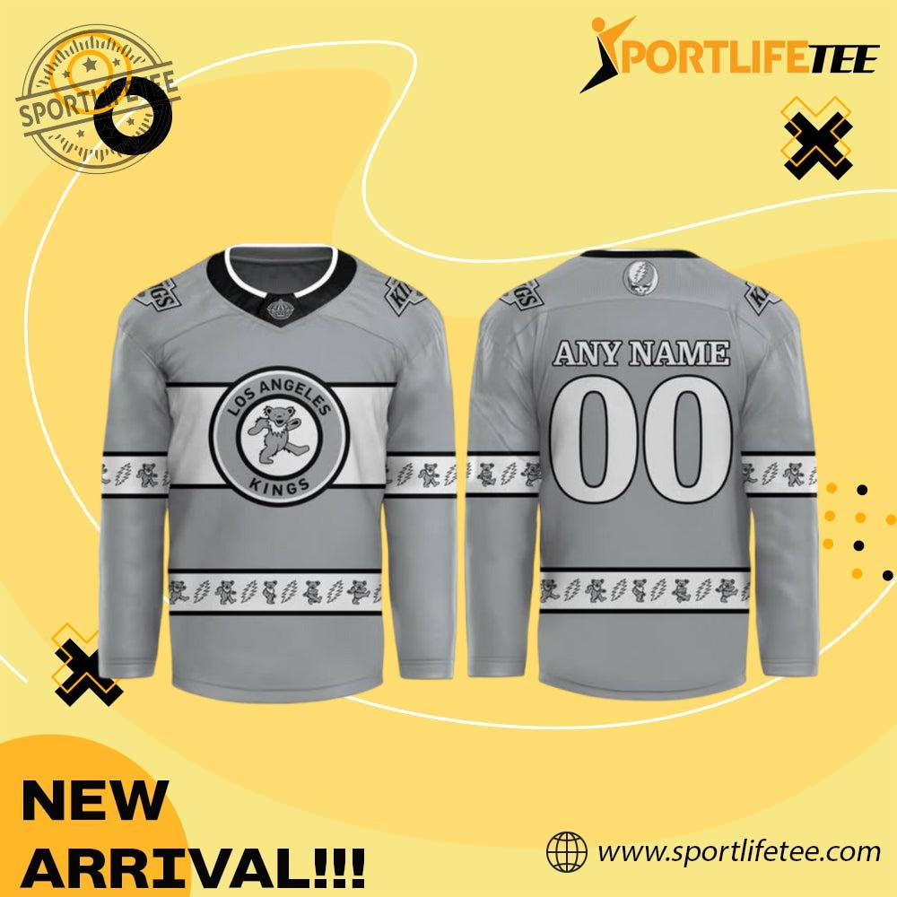 Los Angeles Kings Grateful Dead Night 2026 Hockey Jersey