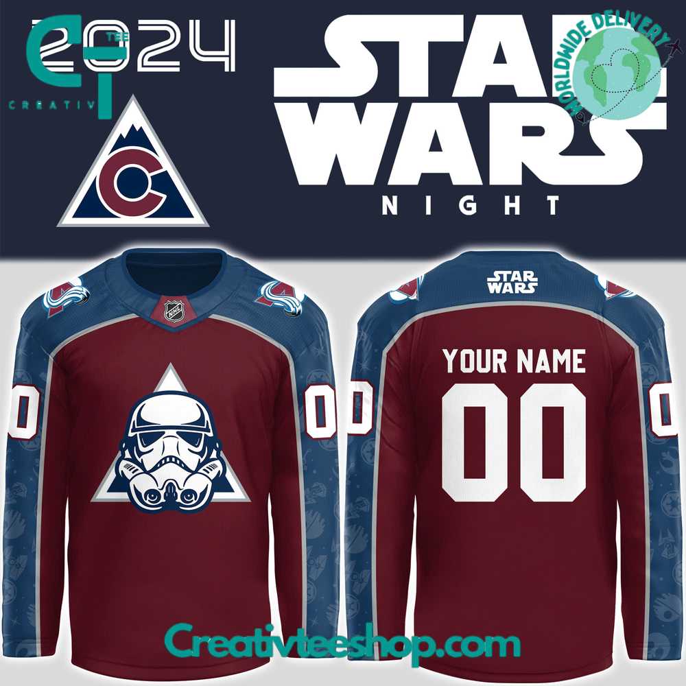 Colorado Avalanche X Star Wars Night Custom Jersey