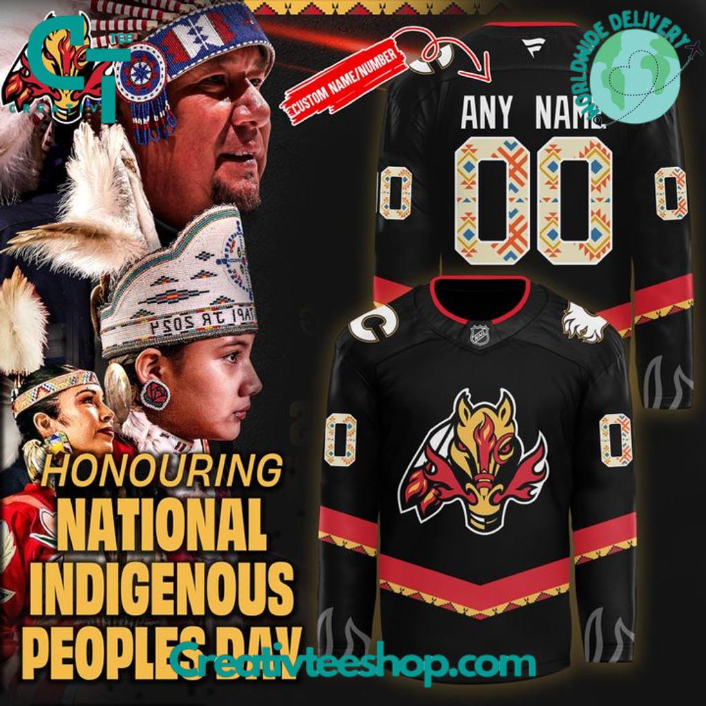 Calgary Flames X National Indigenous Peoples Day Special Hockey Jersey