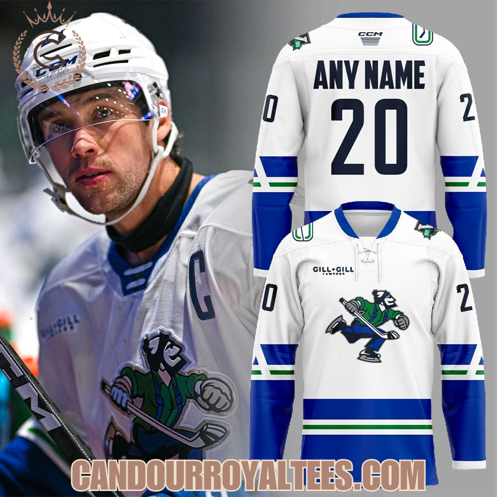 Abbotsford Canucks Newest 5Th Anniversary Uniform Jersey