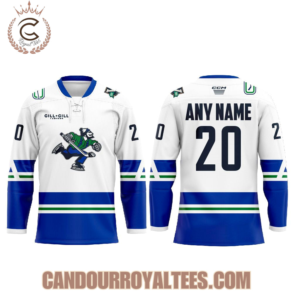 Abbotsford Canucks Newest 5Th Anniversary Uniform Jersey