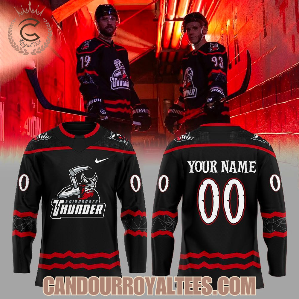 Adirondack Thunder Halloween Auction Uniform Hockey Jersey