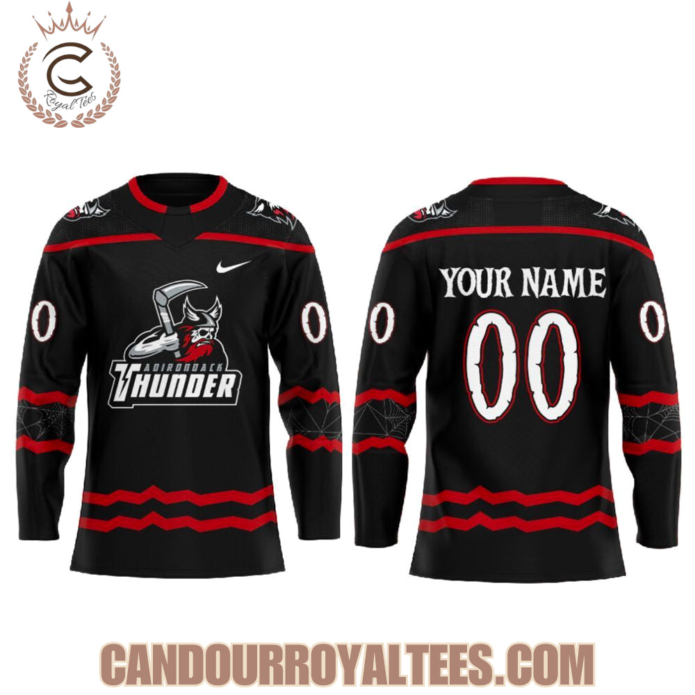 Adirondack Thunder Halloween Auction Uniform Hockey Jersey