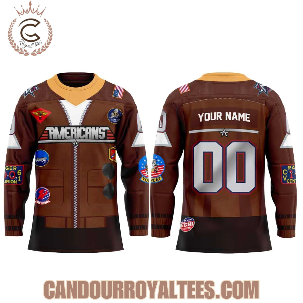Allen Americans Top Gun Night 2026 Hockey Jersey