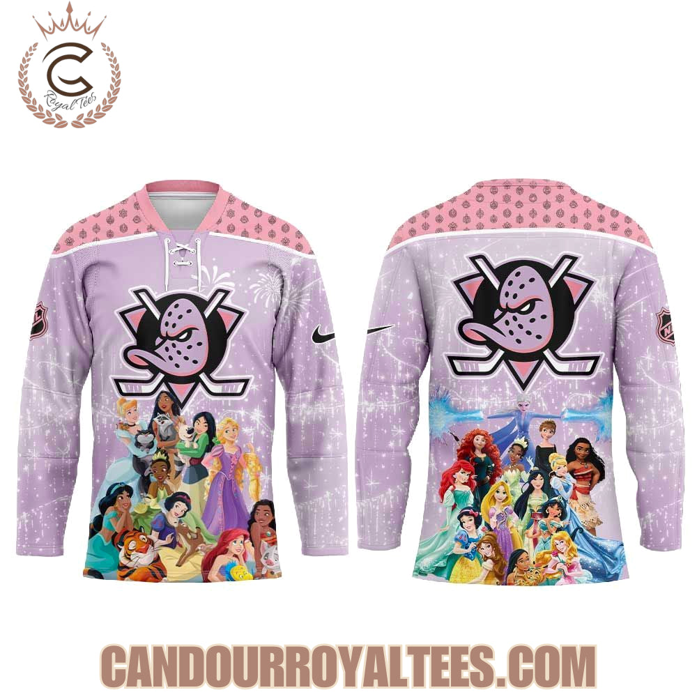 Anaheim Ducks Disney Princess Game Hockey Jersey