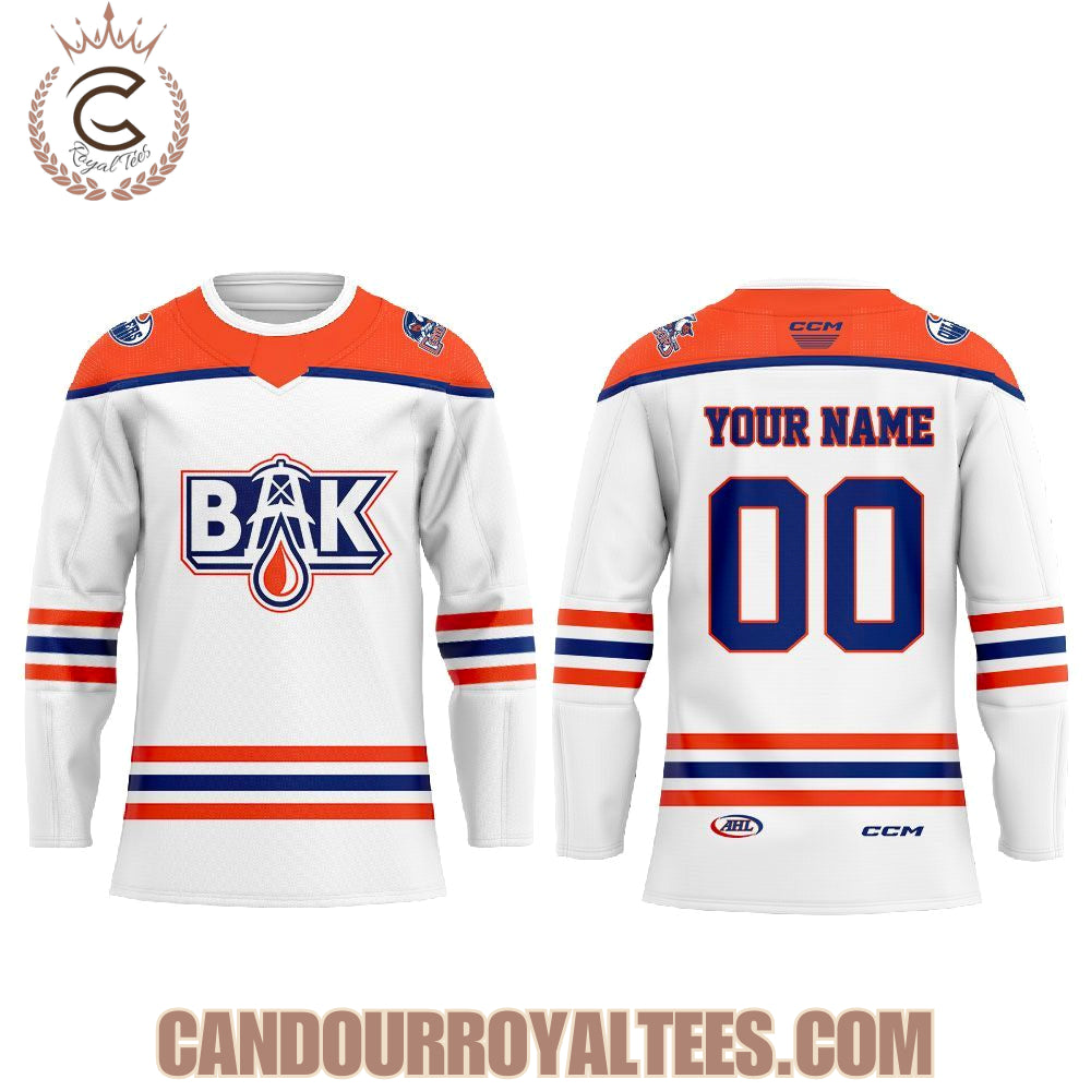 Bakersfield Condors Bak Oilers Night Golden 2026 Hockey Jersey