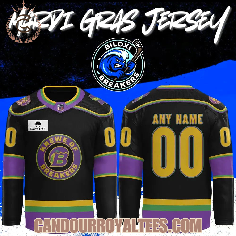 Biloxi Breakers Mardi Gras Jersey