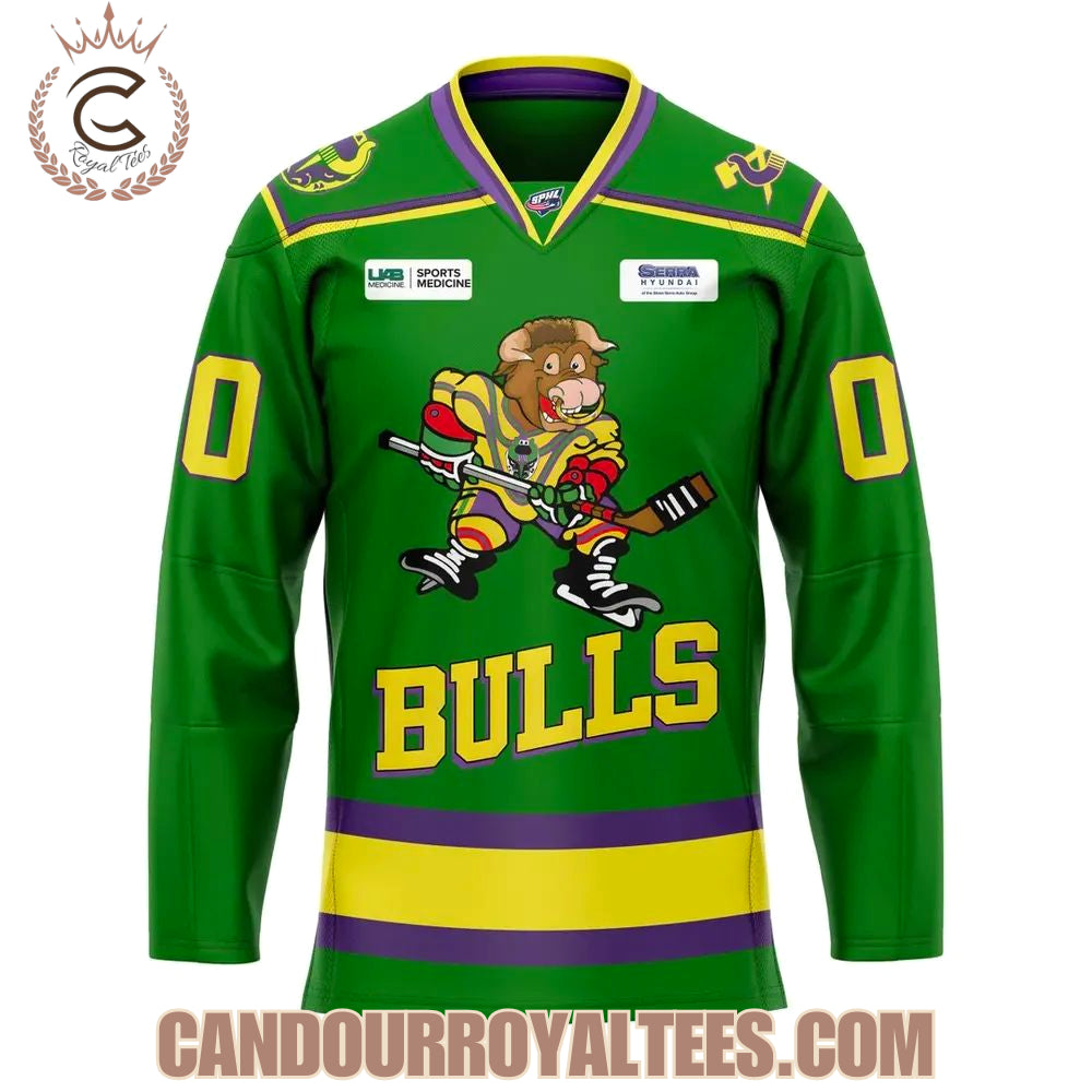 Birmingham Bulls X The Mighty Bulls New Hockey Jersey