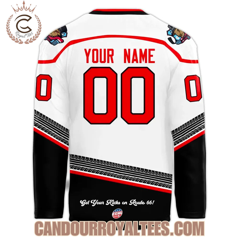 Bloomington Bison Honoring The Centennial Of Route 66 Jersey