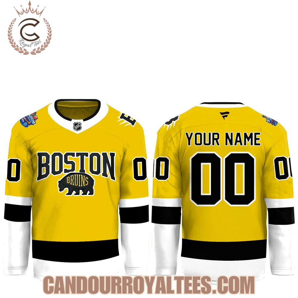 Boston Bruins Fanatics Gold 2026 Nhl Stadium Series Premium Jersey
