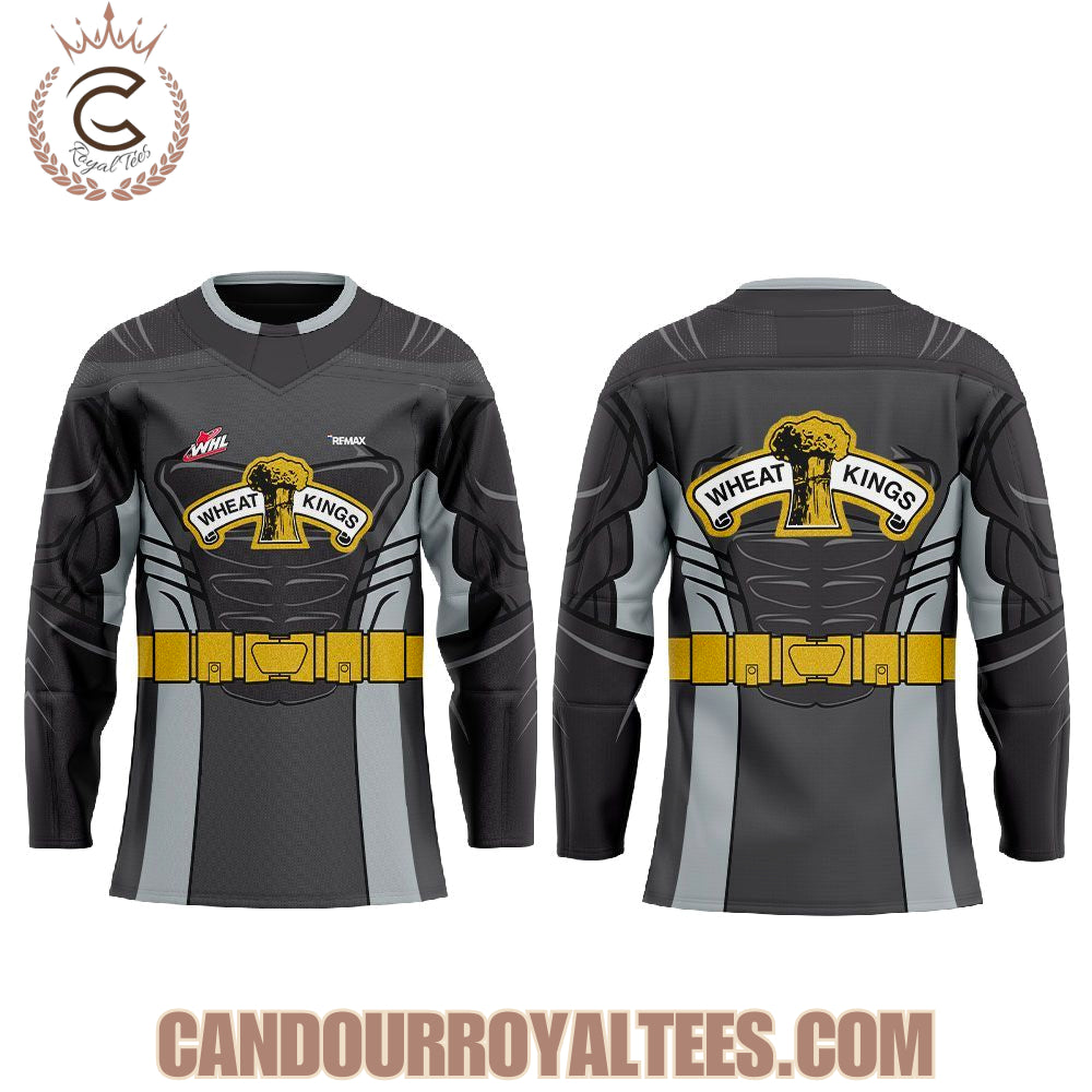 Brandon Wheat Kings Superhero Night 2025 Hockey Jersey