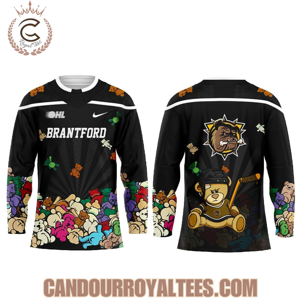 Brantford Bulldogs Teddy Bear Toss Night Jersey